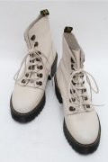 Dr.Martens （Getta Grip） / LEONA厚底ヒールブーツ UK5 ベージュ S-26-03-14-1016-PU-SH-AS-ZS