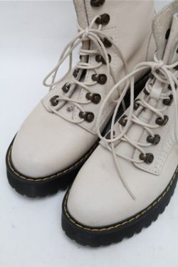 画像4: Dr.Martens （Getta Grip） / LEONA厚底ヒールブーツ UK5 ベージュ S-26-03-14-1016-PU-SH-AS-ZS