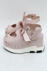 画像2: Honey Cinnamon / ハートあきスポートサンダル  ピンク S-26-03-14-1018-LO-SH-HR-ZS (2)