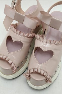 画像4: Honey Cinnamon / ハートあきスポートサンダル  ピンク S-26-03-14-1018-LO-SH-HR-ZS