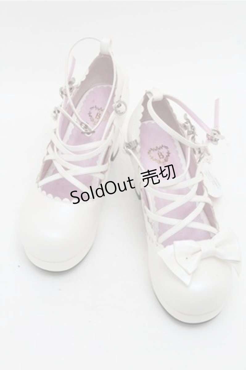 画像1: BABY,THE STARS SHINE BRIGHT / ハニークロスシューズ M 白 S-26-03-14-1019-BA-SH-SA-ZS (1)