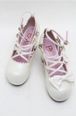 画像1: BABY,THE STARS SHINE BRIGHT / ハニークロスシューズ M 白 S-26-03-14-1019-BA-SH-SA-ZS (1)