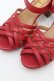 画像4: PINK HOUSE / レザーモチーフサンダル S 赤 S-26-03-14-1002-LO-SH-AS-ZS (4)