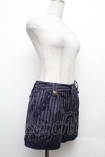 画像3: axes femme / ストライプショートパンツ  紺ｘグレー S-26-03-14-055-AX-PA-AS-ZS (3)
