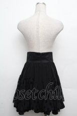 画像2: BPN / フロッキードットスカート  黒 S-26-03-14-057-GO-SK-AS-ZS (2)