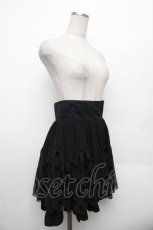 画像3: BPN / フロッキードットスカート  黒 S-26-03-14-057-GO-SK-AS-ZS (3)