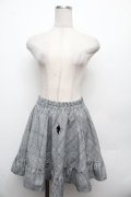 NieR Clothing / 千鳥フレアスカート  グレー S-26-03-14-058-PU-SK-AS-ZS