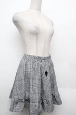 画像3: NieR Clothing / 千鳥フレアスカート  グレー S-26-03-14-058-PU-SK-AS-ZS (3)