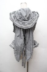 画像3: PINK HOUSE / misako&erinko　ハートベリーラビットうさ耳ベスト  黒ｘ白 S-26-03-14-007-LO-TO-AS-ZS (3)