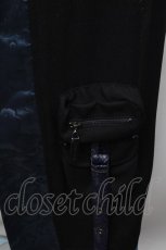 画像6: Qutie Frash / 龍pt和柄プリーツスカート  黒ｘブルー S-26-03-14-059-QU-SK-HR-ZS (6)