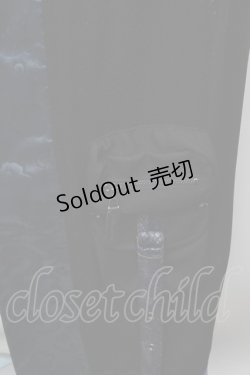 画像6: Qutie Frash / 龍pt和柄プリーツスカート  黒ｘブルー S-26-03-14-059-QU-SK-HR-ZS