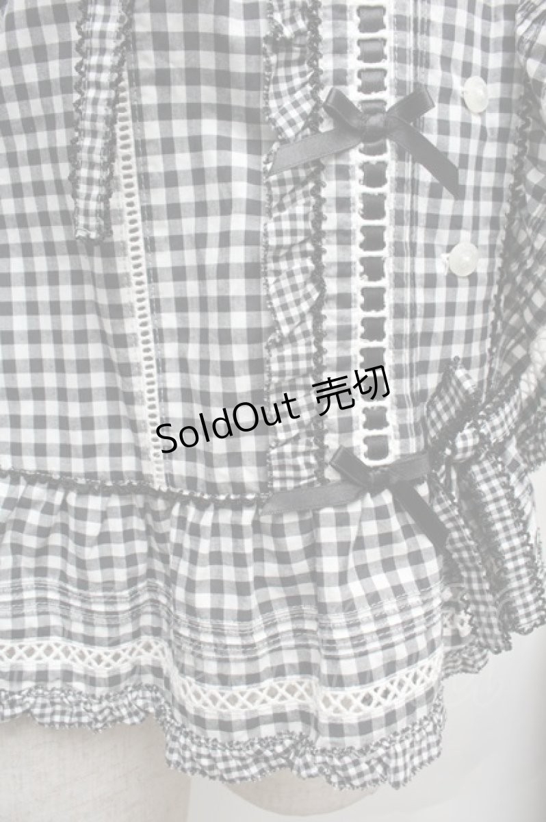 画像4: PINK HOUSE / misako&erinko　ハートベリーラビットうさ耳ベスト  黒ｘ白 S-26-03-14-007-LO-TO-AS-ZS (4)