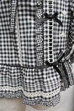 画像4: PINK HOUSE / misako&erinko　ハートベリーラビットうさ耳ベスト  黒ｘ白 S-26-03-14-007-LO-TO-AS-ZS (4)