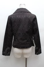 画像3: axes femme POETIQUE / ハート襟ジャガードジャケット  黒 S-26-03-14-012-AX-JA-HR-ZS (3)