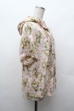 画像2: PINK HOUSE / フラワーブーケフード付きローンブラウス  ピンク S-26-03-14-017-LO-BL-AS-ZS (2)