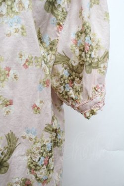 画像4: PINK HOUSE / フラワーブーケフード付きローンブラウス  ピンク S-26-03-14-017-LO-BL-AS-ZS