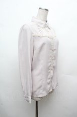 画像2: axes femme POETIQUE / タイ付きブラウス  ベージュ S-26-03-14-018-AX-BL-HR-ZS (2)