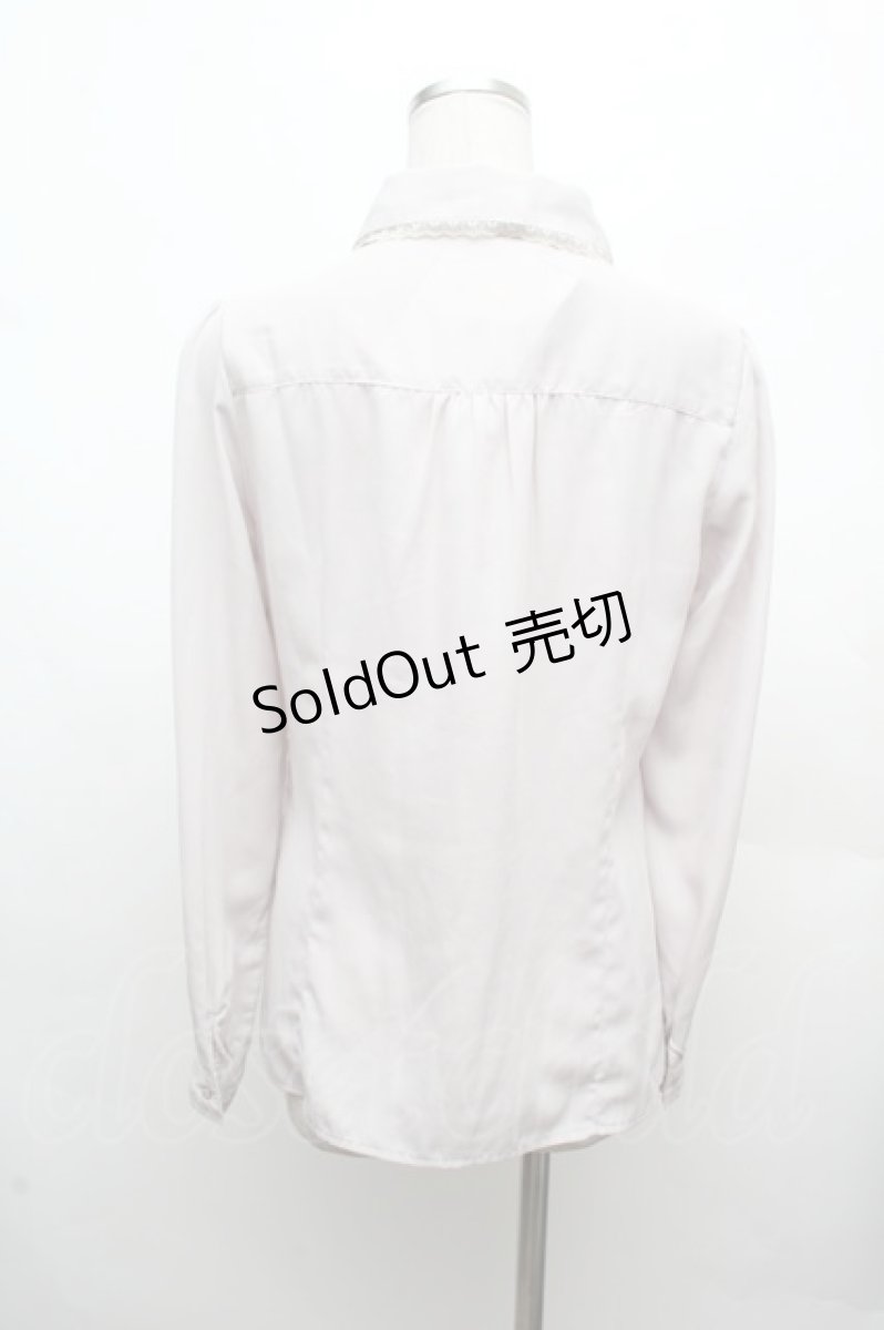 画像3: axes femme POETIQUE / タイ付きブラウス  ベージュ S-26-03-14-018-AX-BL-HR-ZS (3)