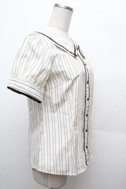 画像2: axes femme POETIQUE / トランプジャガードブラウス  アイボリー S-26-03-14-019-AX-BL-HR-ZS