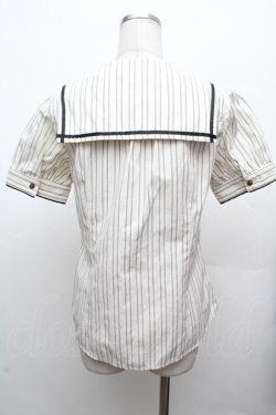 画像3: axes femme POETIQUE / トランプジャガードブラウス  アイボリー S-26-03-14-019-AX-BL-HR-ZS