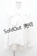LOLITA / ボウタイ付きブラウス  白 S-26-03-14-020-LO-BL-HR-ZS