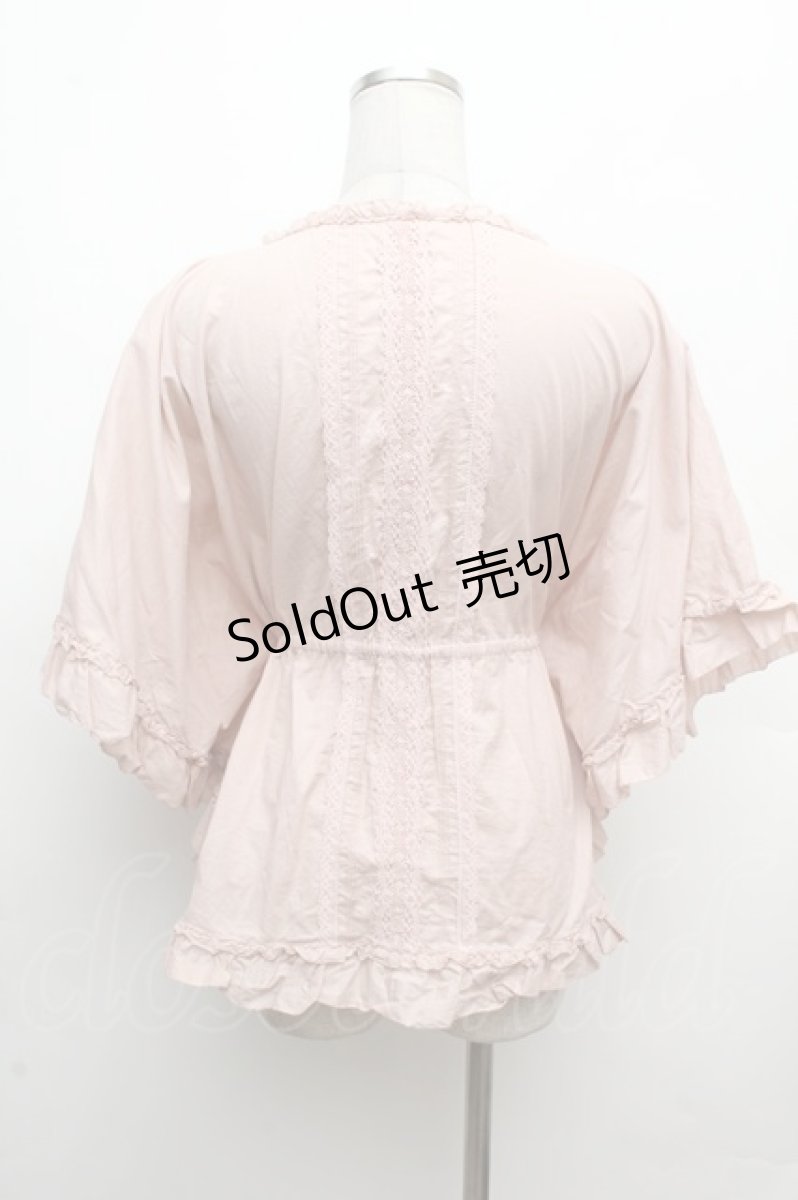 画像3: PINK HOUSE / フラワーモチーフトップス  ピンク S-26-03-14-022-LO-TO-AS-ZS (3)