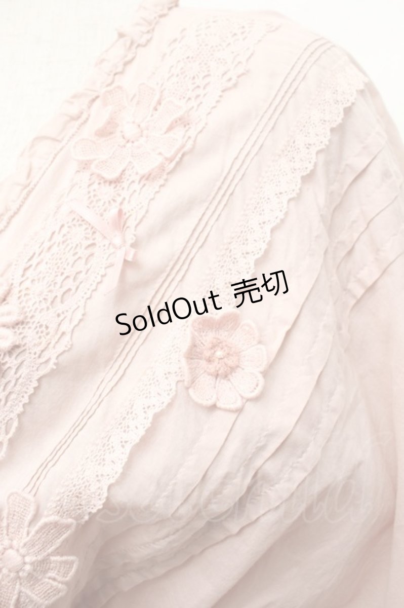 画像4: PINK HOUSE / フラワーモチーフトップス  ピンク S-26-03-14-022-LO-TO-AS-ZS (4)