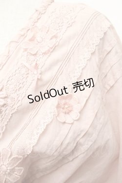 画像4: PINK HOUSE / フラワーモチーフトップス  ピンク S-26-03-14-022-LO-TO-AS-ZS