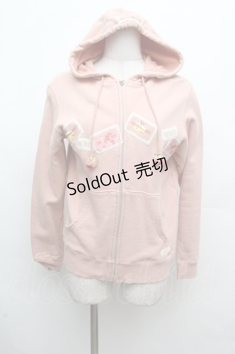 画像1: PINK HOUSE / ワッペンパーカー  ピンク S-26-03-14-023-LO-TO-AS-ZS (1)