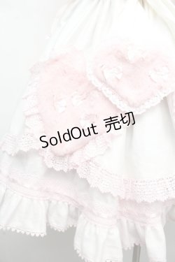 画像4: BABY,THE STARS SHINE BRIGHT / Cherie de Neigeジャンパースカート  白×ピンク S-26-03-14-029-BA-OP-TE-ZS