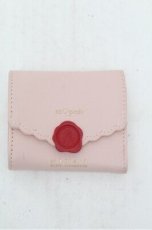 画像1: m petit by misako / 青木美沙子×NINA’S三つ折り財布  ピンク S-26-03-15-001-0-ZA-AS-ZS (1)