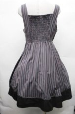 画像2: axes femme / レジメ柄ジャンドレ  グレー S-26-03-15-043-AX-BL-HR-ZS (2)