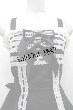 画像3: BABY,THE STARS SHINE BRIGHT / Marquiseジャンパースカート  黒ｘ白 S-26-03-15-046-BA-OP-HR-ZS