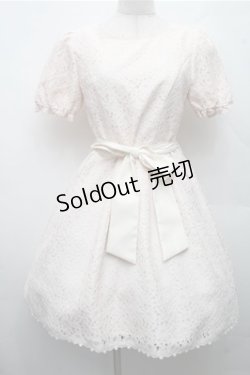 画像1: LODISPOTTO / 総レース半袖ワンピース  ピンク S-26-03-15-051-LO-JA-HR-ZS