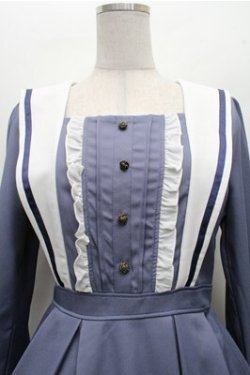 画像3: axes femme POETIQUE / クラシックセーラーワンピース  ブルー S-26-03-15-054-AX-OP-HR-ZS