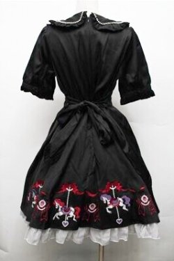 画像2: Amavel / Nostalgic Dreamin’ Carouselワンピース  黒 S-26-03-15-057-CA-OP-AS-ZS