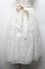 画像1: axes femme POETIQUE / バックフリルチュールスカート  オフ S-26-03-15-058-AX-SK-AS-ZS (1)