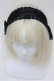 画像1: m petit by misako / ヘッドドレス  黒 S-26-03-15-008-LO-AC-AS-ZS (1)