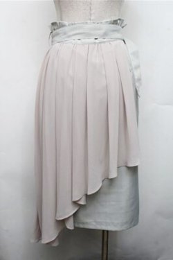 画像2: axes femme / シフォン重ねミドルスカート   S-26-03-15-059-AX-SK-HR-ZS