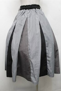 画像2: axes femme / 切替ロングフレアスカート  黒 S-26-03-15-060-AX-SK-HR-ZS