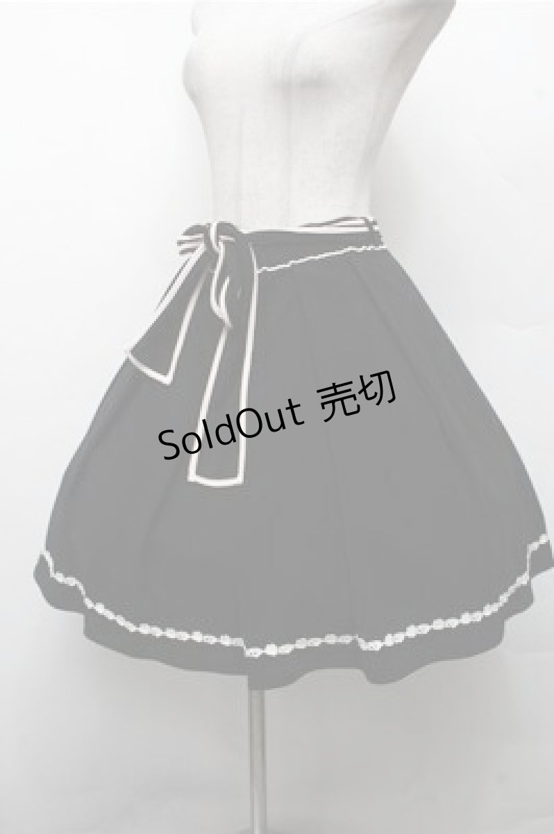 画像3: mille fille closet by LODISPOTTO / 裾レースフレアースカート  黒 S-26-03-15-061-LO-SK-HR-ZS (3)