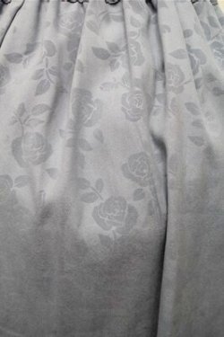 画像3: axes femme / スエード調花柄スカート  ブルー S-26-03-15-063-AX-SK-HR-ZS