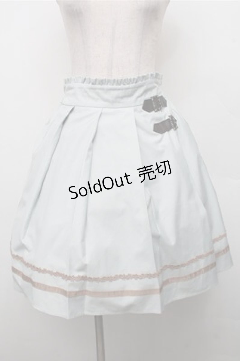 画像1: axes femme / プリーツベルトスカート  ミント S-26-03-15-064-AX-SK-HR-ZS (1)