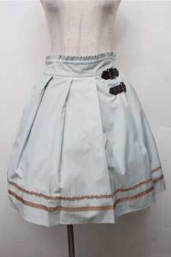 画像1: axes femme / プリーツベルトスカート  ミント S-26-03-15-064-AX-SK-HR-ZS