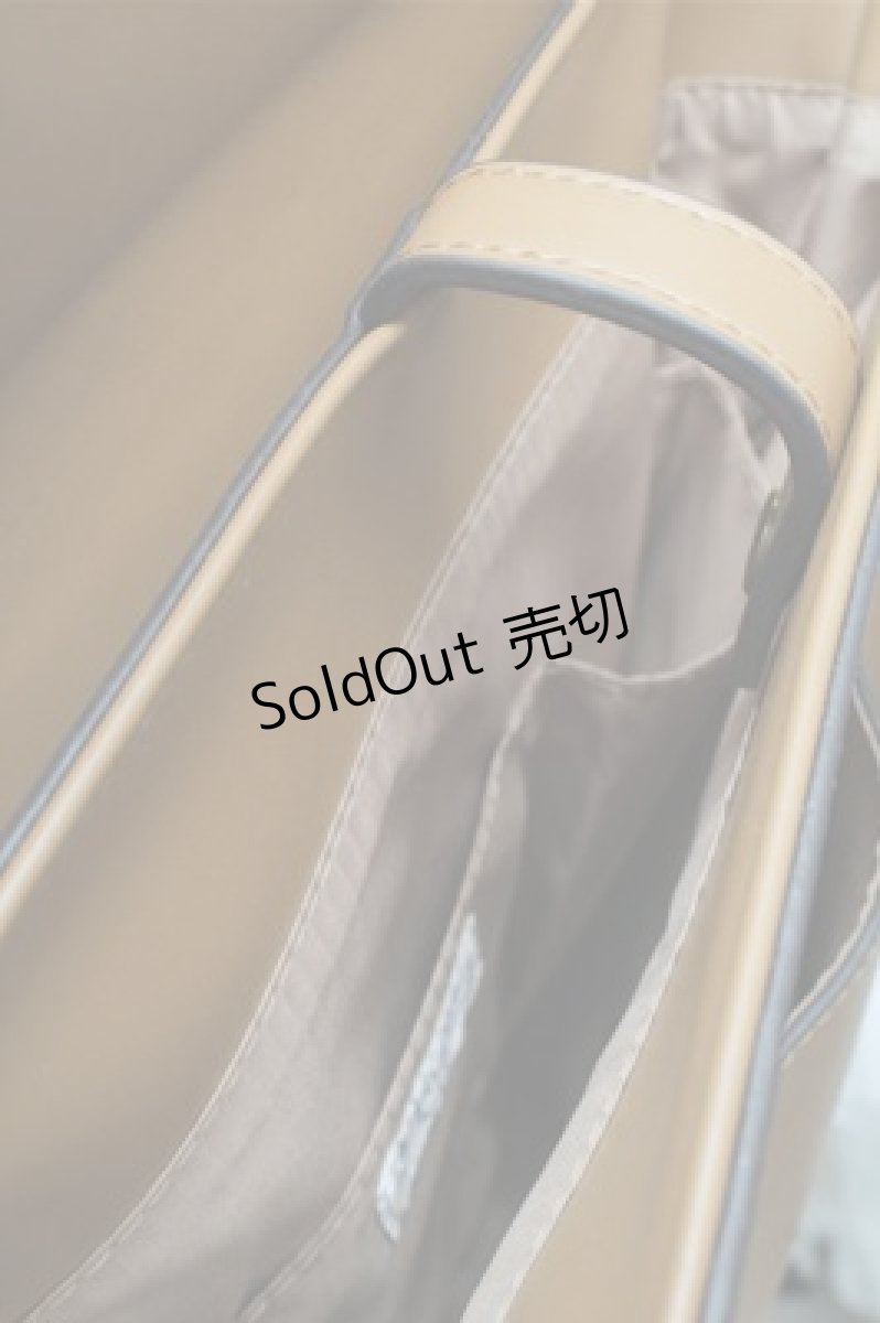 画像4: axes femme / コバ配色サッチェルバッグ  キャメル S-26-03-15-012-AX-BG-HR-ZS (4)