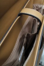 画像4: axes femme / コバ配色サッチェルバッグ  キャメル S-26-03-15-012-AX-BG-HR-ZS (4)