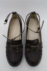 画像4: axes femme POETIQUE / クラシカルバックルローファー M ブラウン S-26-03-15-014-AX-SH-HR-ZS (4)