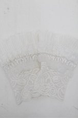 画像2: axes femme / レースフリルお袖留め  白 S-26-03-15-002-AX-AC-AS-ZS (2)