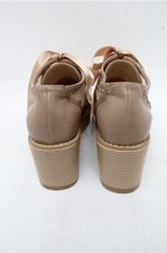 画像3: axes femme / ドットチュール厚底ブーティー S ベージュ S-26-03-15-016-AX-SH-HR-ZS (3)