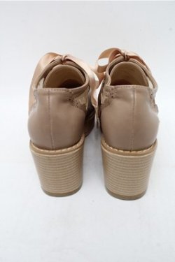 画像3: axes femme / ドットチュール厚底ブーティー S ベージュ S-26-03-15-016-AX-SH-HR-ZS